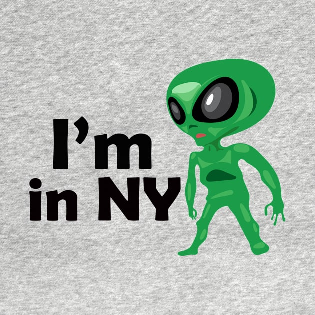 Alien in NY by Garlicky